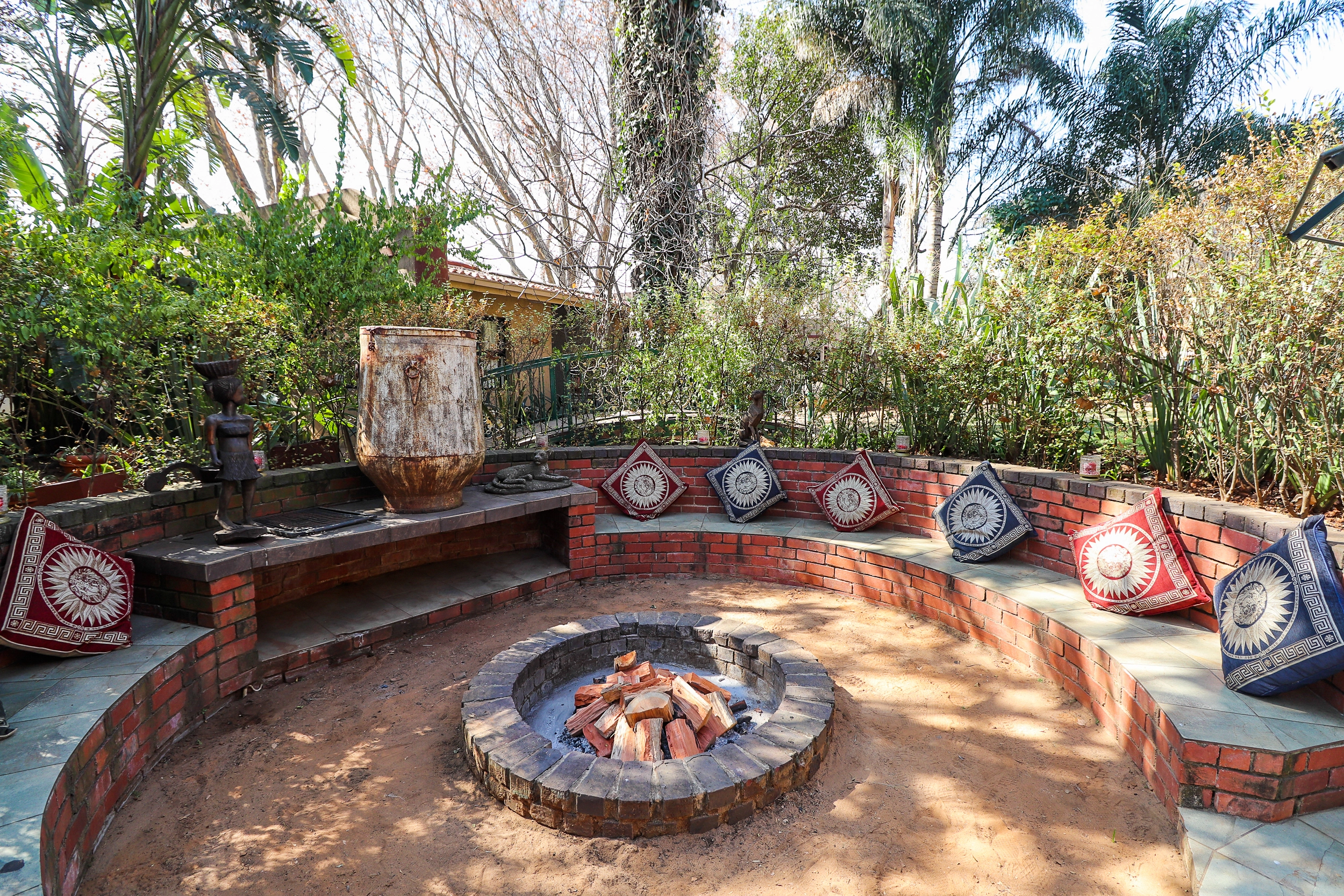Cozy boma lounge