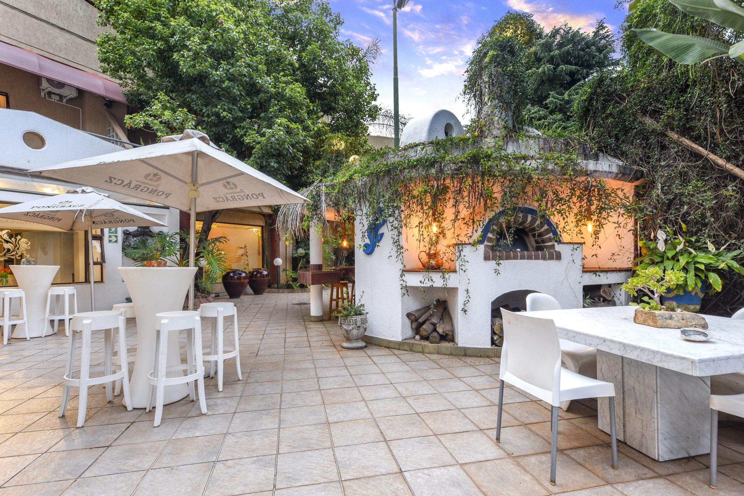 Evening terrace